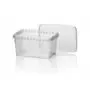 Sealable Injection Molding Containers 1600cc PP Transparent 192 x 129 x 94.5mm  -Horecavoordeel.com-