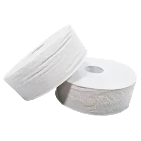 Toiletpapier Maxi Jumbo  100% Recycled 1 laags 525 meter Verpakking 6 rollen