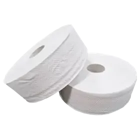 Toiletpapier Maxi Jumbo  Recycled Tissue 2 laags 380 meter Verpakking 6 rollen