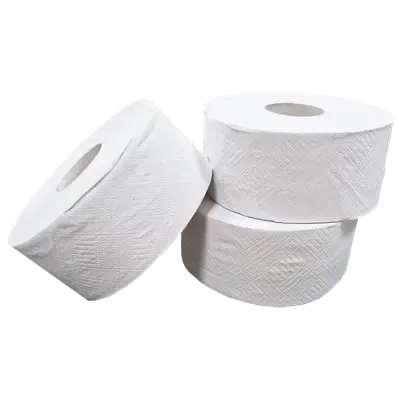 Toiletpapier Mini Jumbo Recycled Tissue 2 laags 180 meter  Verpakking 12 rollen