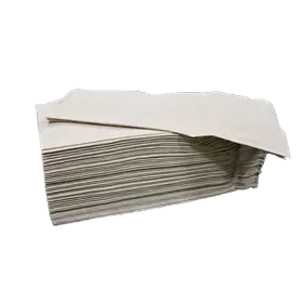 Handdoeken Z Gevouwen Recycled Naturel 1 laags 23 x 25 cm Verpakking 20 x 250 doeken