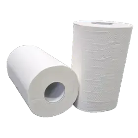 Handdoekrol Mini Centerfeed 100% Cellulose  2 laags 20 cm Verpakking 12 x 72 meter