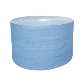 Industriepapier / Uierpapier Verlijmd Mixed Cellulose Blauw 3 laags 22 cm Verpakking 2 x 360 meter