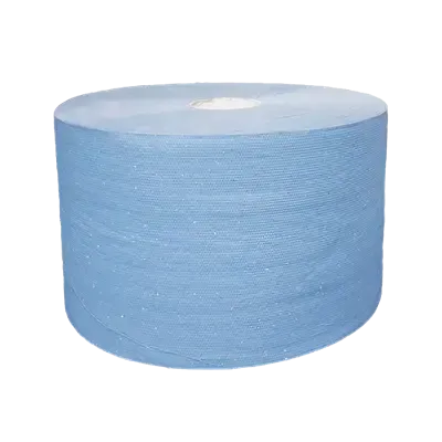 Industriepapier / Uierpapier Verlijmd Mixed Cellulose Blauw 3 laags 22 cm Verpakking 2 x 360 meter