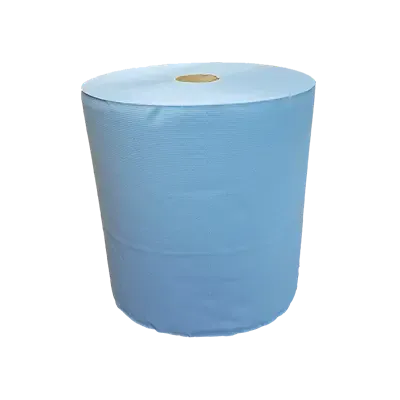 Industriepapier / Uierpapier Verlijmd Mixed Cellulose Blauw 3 laags 37 cm Verpakking 1 x 360 meter