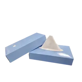 Facial Tissues  100% Cellulose  2 laags 21 x 21 cm Verpakking 40 x 100 tissues