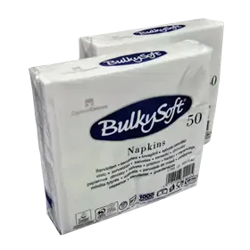 Servetten 1/4 Vouw EU Ecolabel 100% Cellulose 2 laags 33 x 33 cm Verpakking 36 x 50  servetten