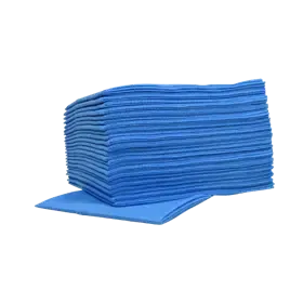 HACCP Food Sopdoek M Vouw Blauw 1 laags 45 x 50 cm Verpakking 10 x 25 doeken
