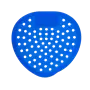 Urinoirmatjes  Kersen Blauw  Verpakking 25 matjes 