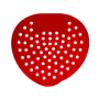 Urinoirmatjes  Kersen Rood  Verpakking 25 matjes 