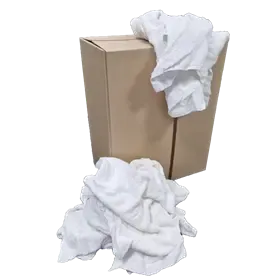 Poetsdoeken Badstof Wit Witte badstof  Verpakking 10 kilo 