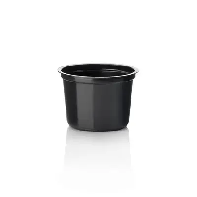 Dessert cups Without Foot PP Cups Black 250cc Ø 95 x 67mm