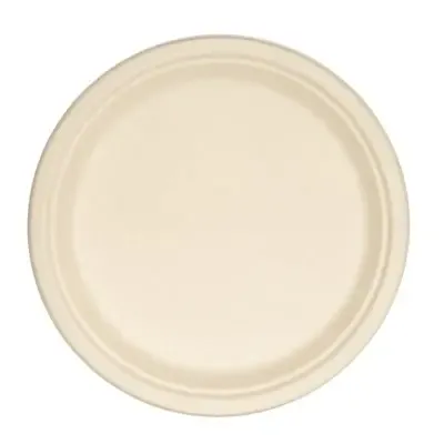 Plates Round Sugarcane Beige Ø 26cm -Horecavoordeel.com-