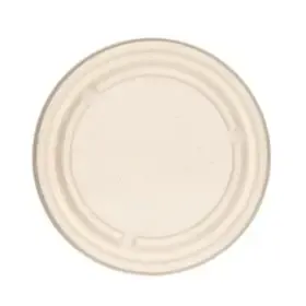 Lids for Salad Containers Sugarcane Beige Ø 16.6cm -Horecavoordeel.com-