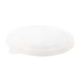 Lids for Sugar cane Salad Containers Transparent APET Ø 17.7cm