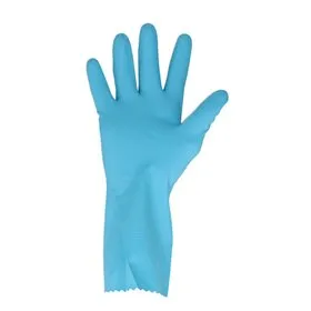 CMT Household Glove Rubber Food Safe Blue XXL - Horecavoordeel.com