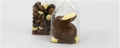PP Block Bottom Bags with Sealed Bottom Extra Thick Quality 60MY - Durable Packaging Solutions -Horecavoordeel.com-