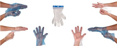 ransparent PE Gloves - Hygienic and Practical  -Horecavoordeel.com-