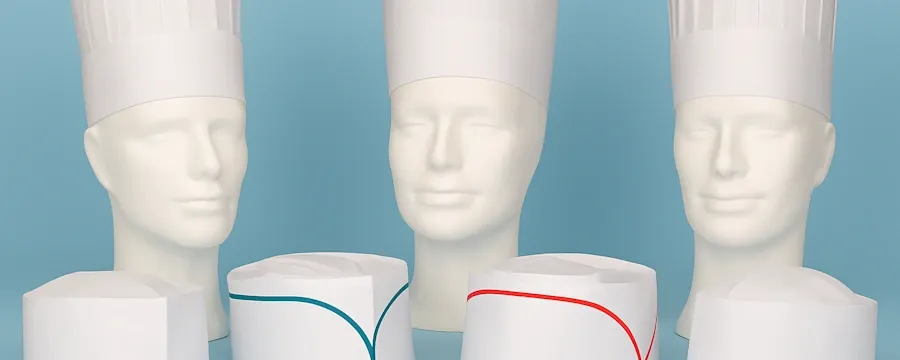 Disposable Chef Hats | Professional and Hygienic -Horecavoordeel.com-