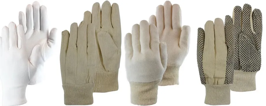 Order Cotton Work Gloves | Personal Protective Equipment at PBMdirect.nl