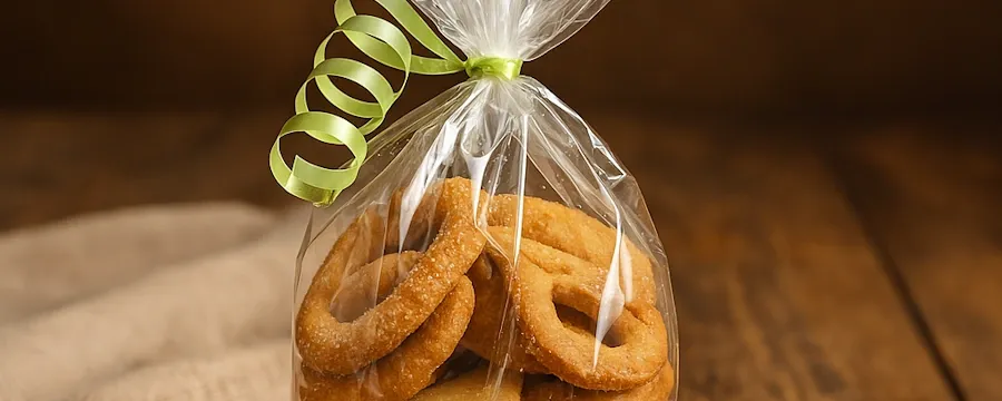 Uncoated Plastic Cookie Bags - High-Quality PP Material -Horecavoordeel.com-