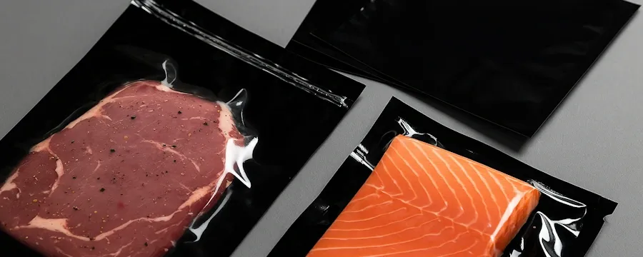 Vacuum Side Seal Bags with Black Back - Professional and Durable Packaging -Horecavoordeel.com-